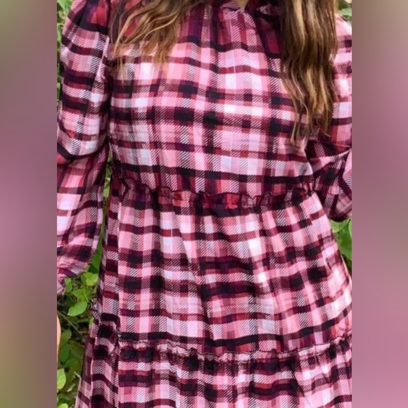 NWT! LULAROE Annabelle Plaid Dress - Picture 3 of 3
